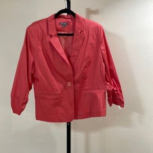 Roz & Ali Peach Woman’s Jacket Size XL